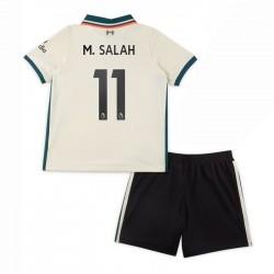 Camisola Liverpool M.Salah 11 Criança Equipamento Segundo 2021-2022 Manga Curta